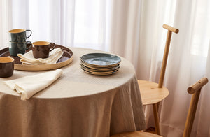 MARCH White Irish Linen Hemstitch Napkin